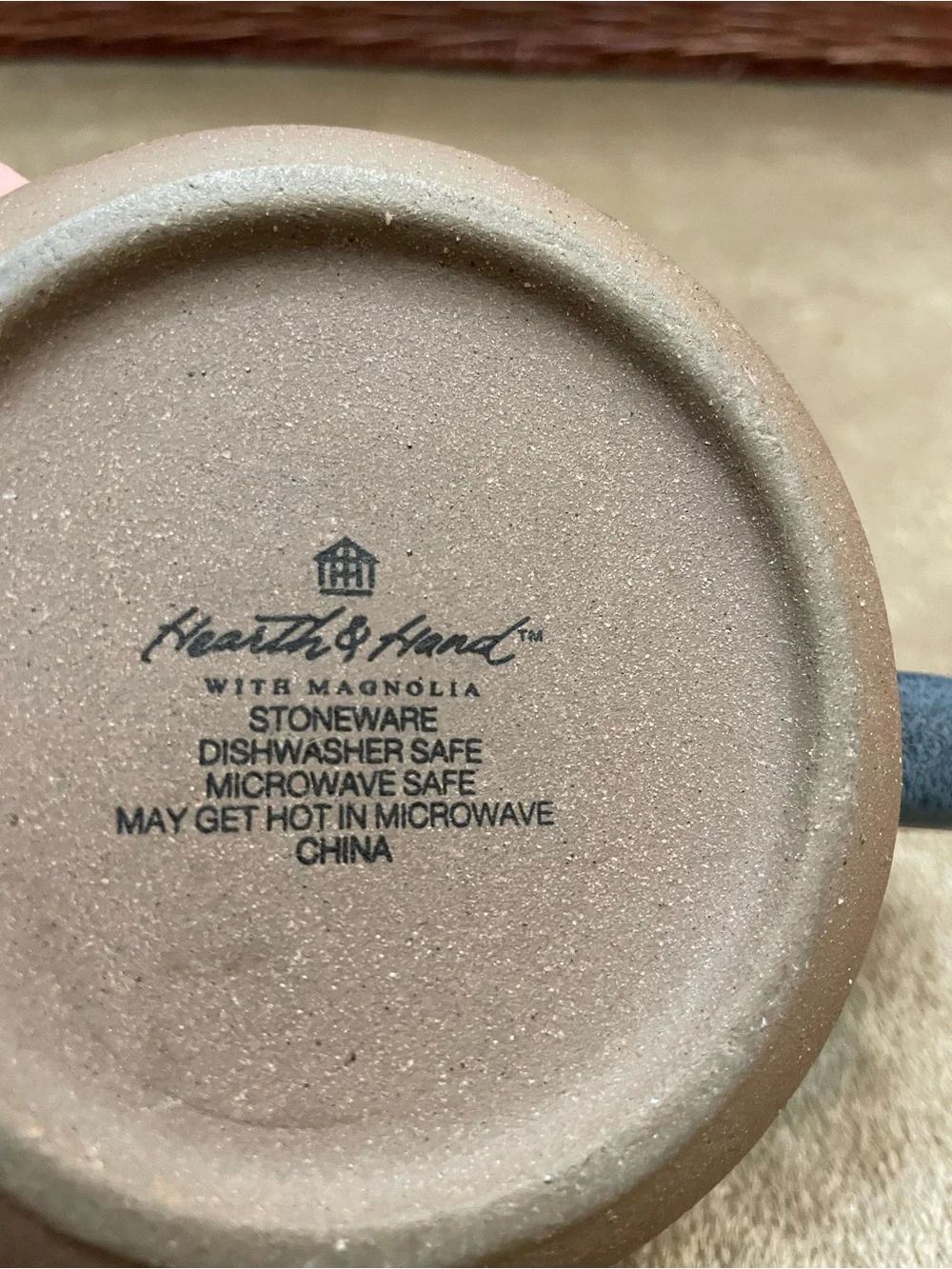 Hearth & Hand blue ceramic